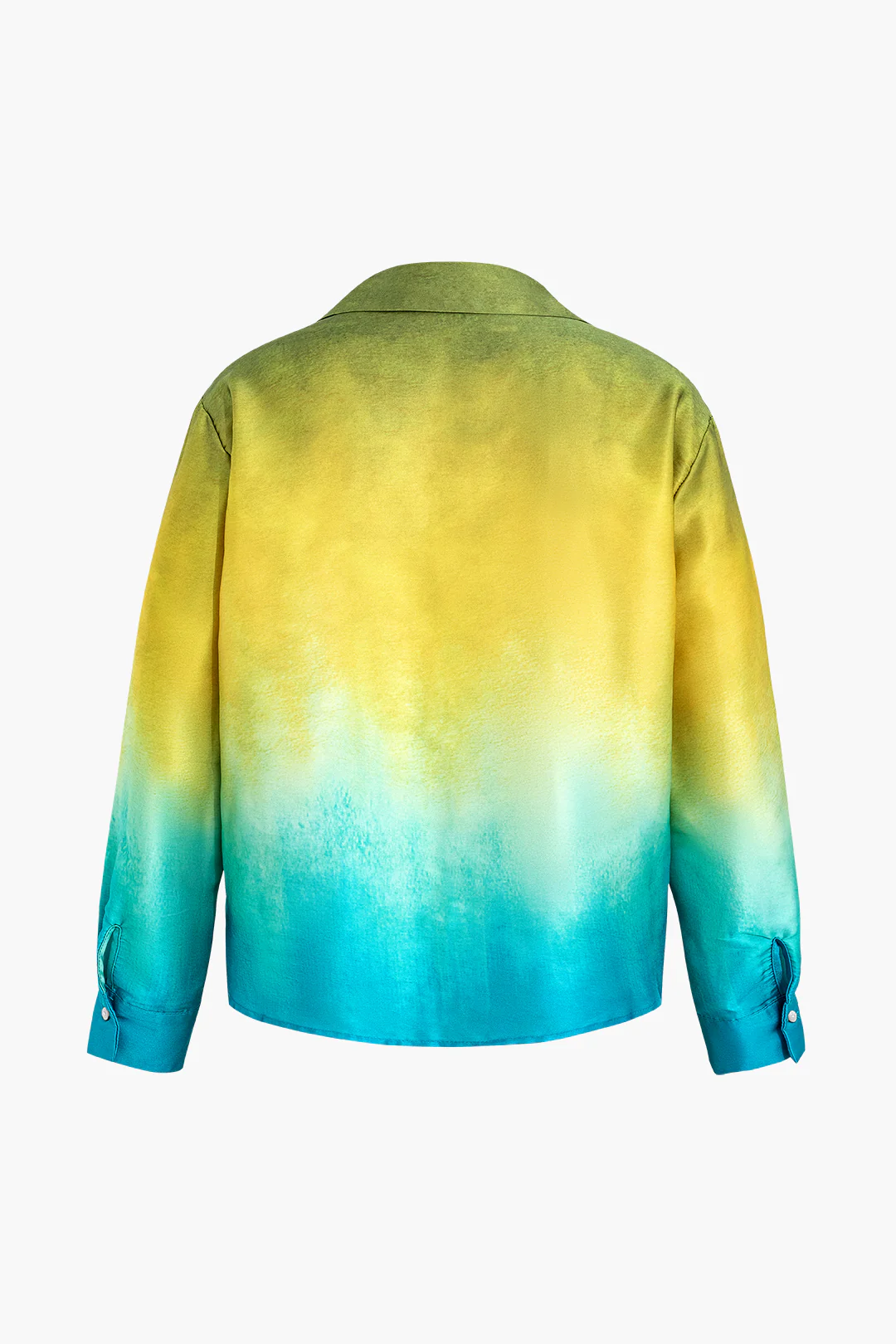 Plus Size Ombre Long-Sleeve Shirt - Image 3