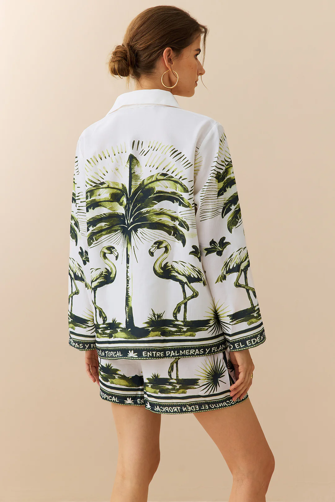 Floral Print Button Long-Sleeve Shirt - Image 3