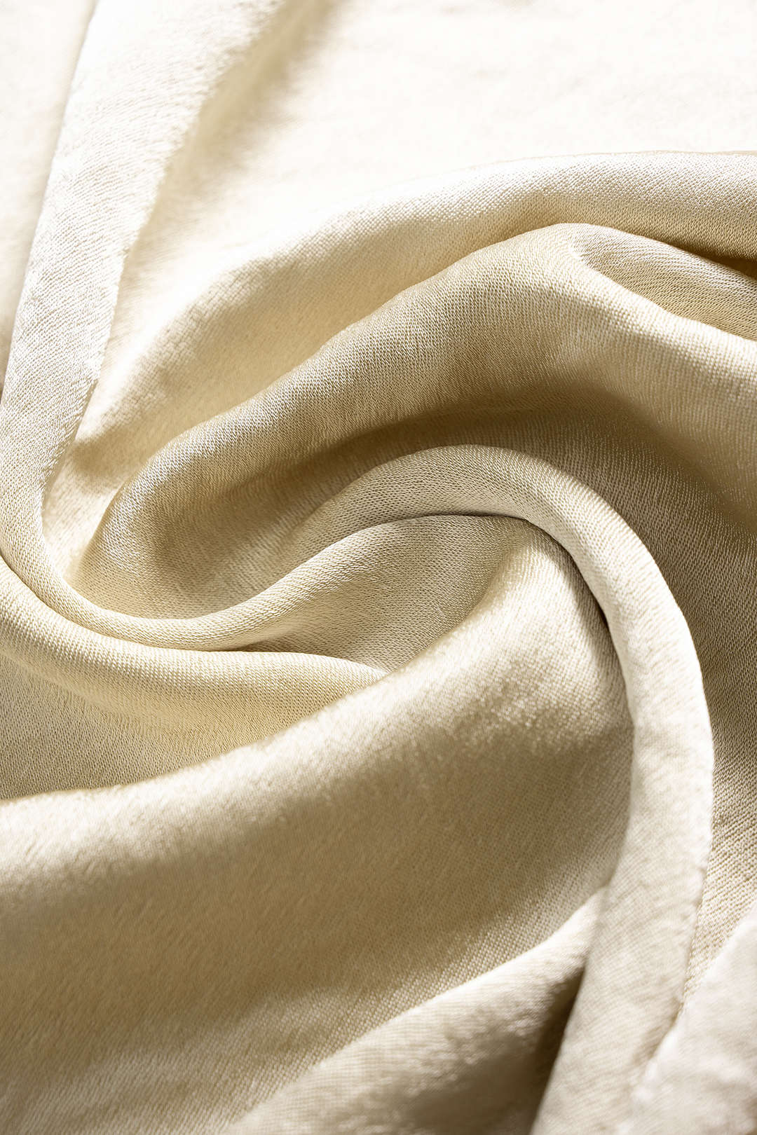 Satin Tie-Up Ruched Long-Sleeve Shirt - Image 4
