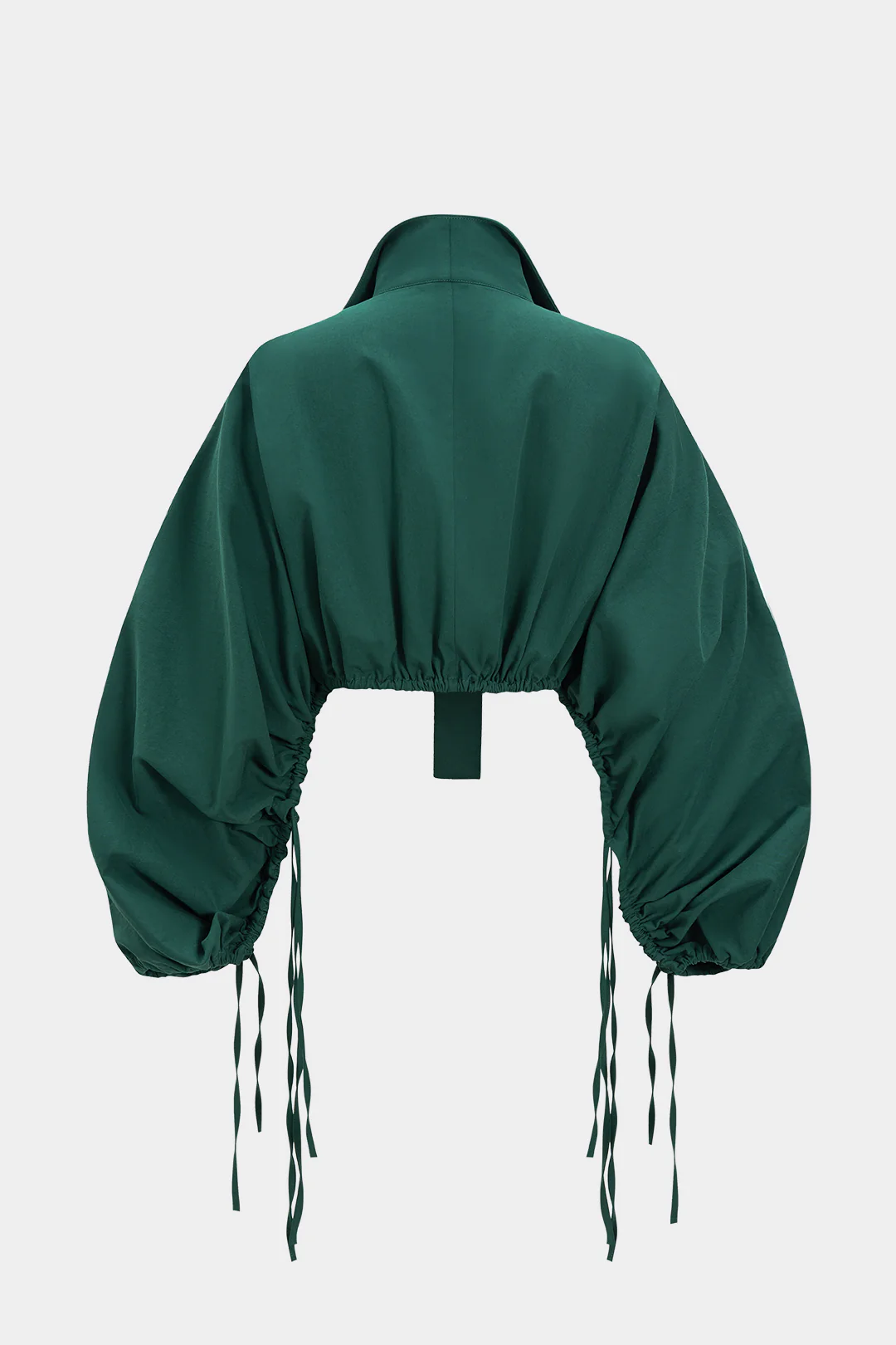 Ruched Drawstring Long-Sleeve Shirt - Image 2