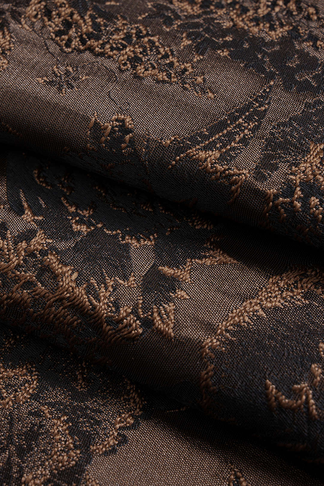 Floral Print Jacquard Smocked Long-Sleeve Shirt - Image 5