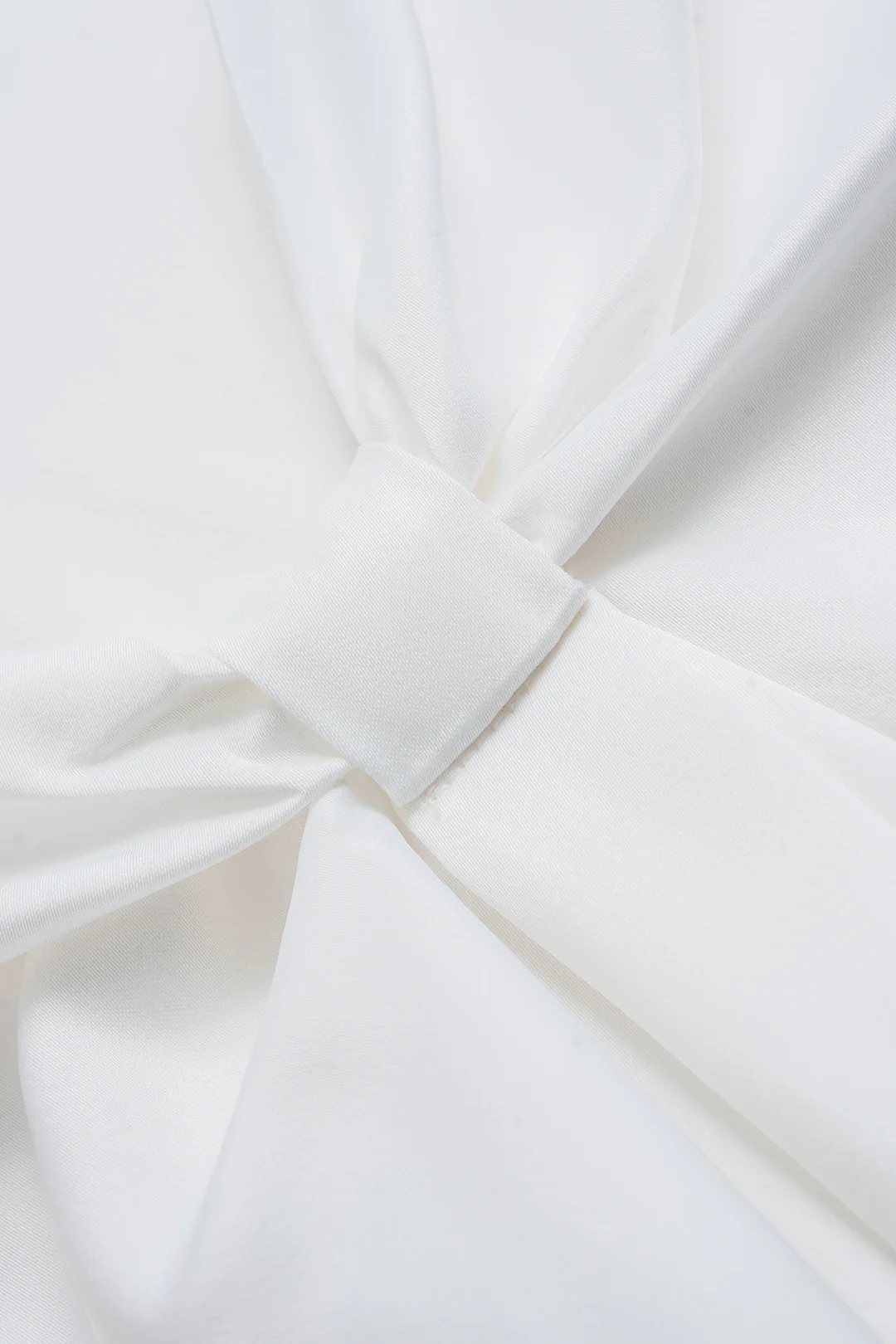 Satin Ruched Long-Sleeve Shirt - Image 7