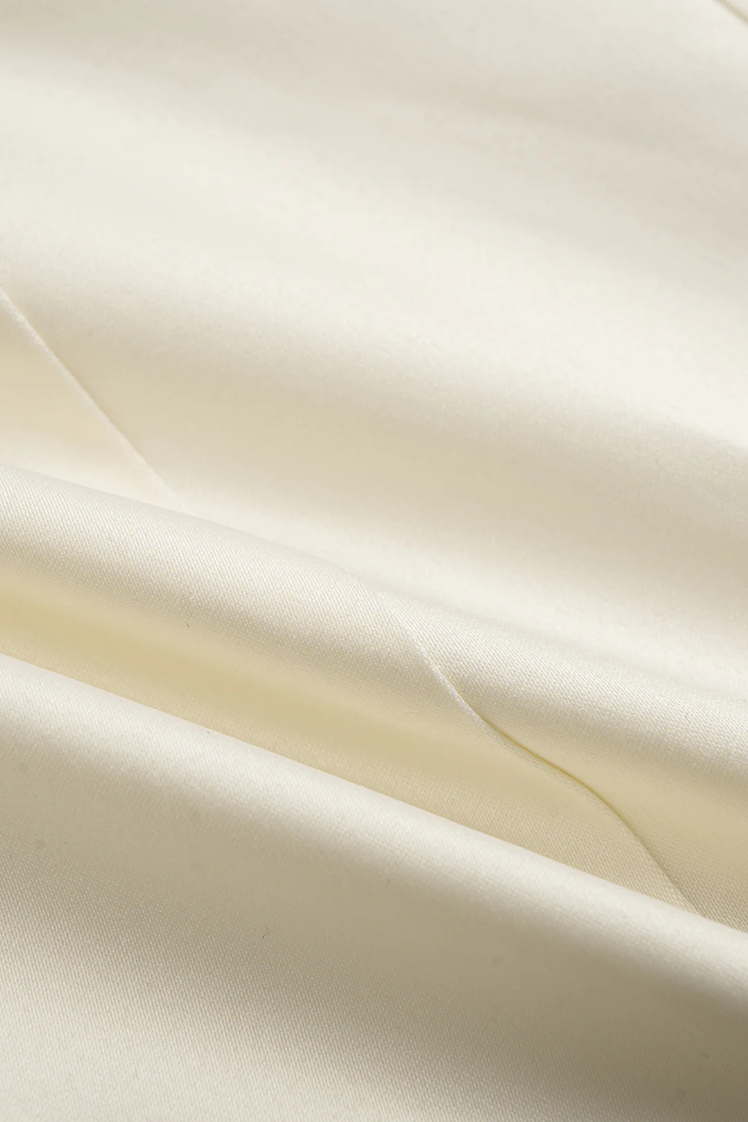 Tie-Up Off-Shoulder Satin Long-Sleeve Shirt - Image 4