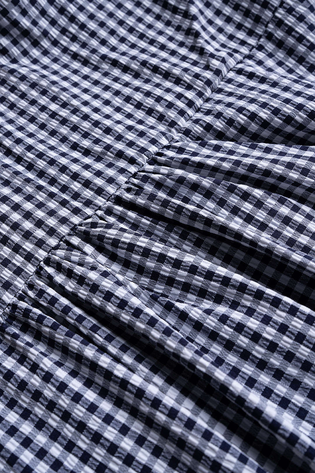 Plaid Print Lapel Button Long Sleeve Shirt - Image 6