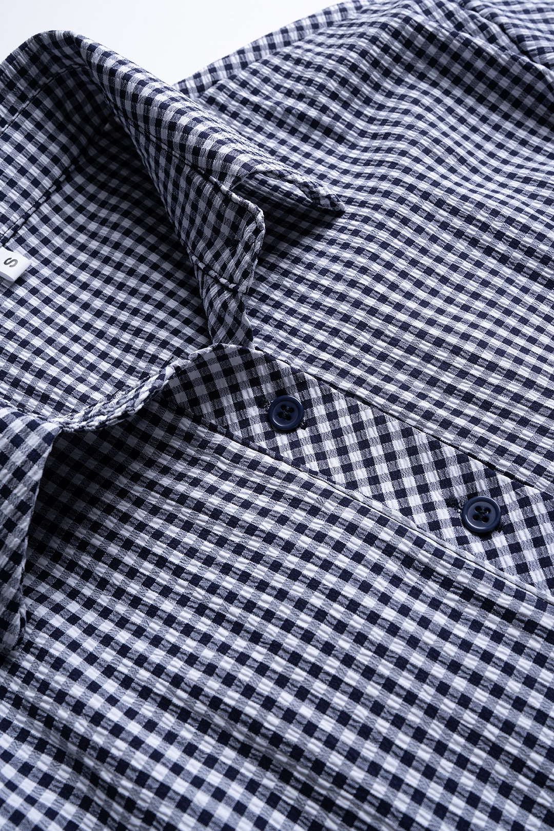 Plaid Print Lapel Button Long Sleeve Shirt - Image 8