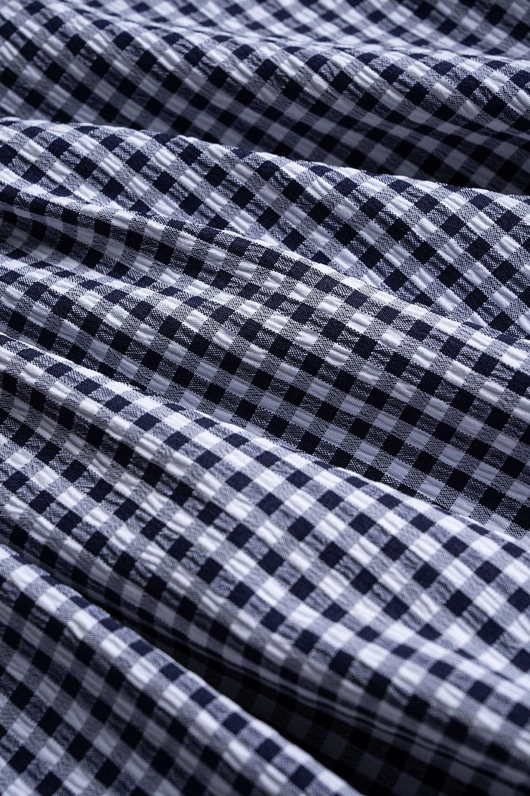Plaid Print Lapel Button Long Sleeve Shirt - Image 9
