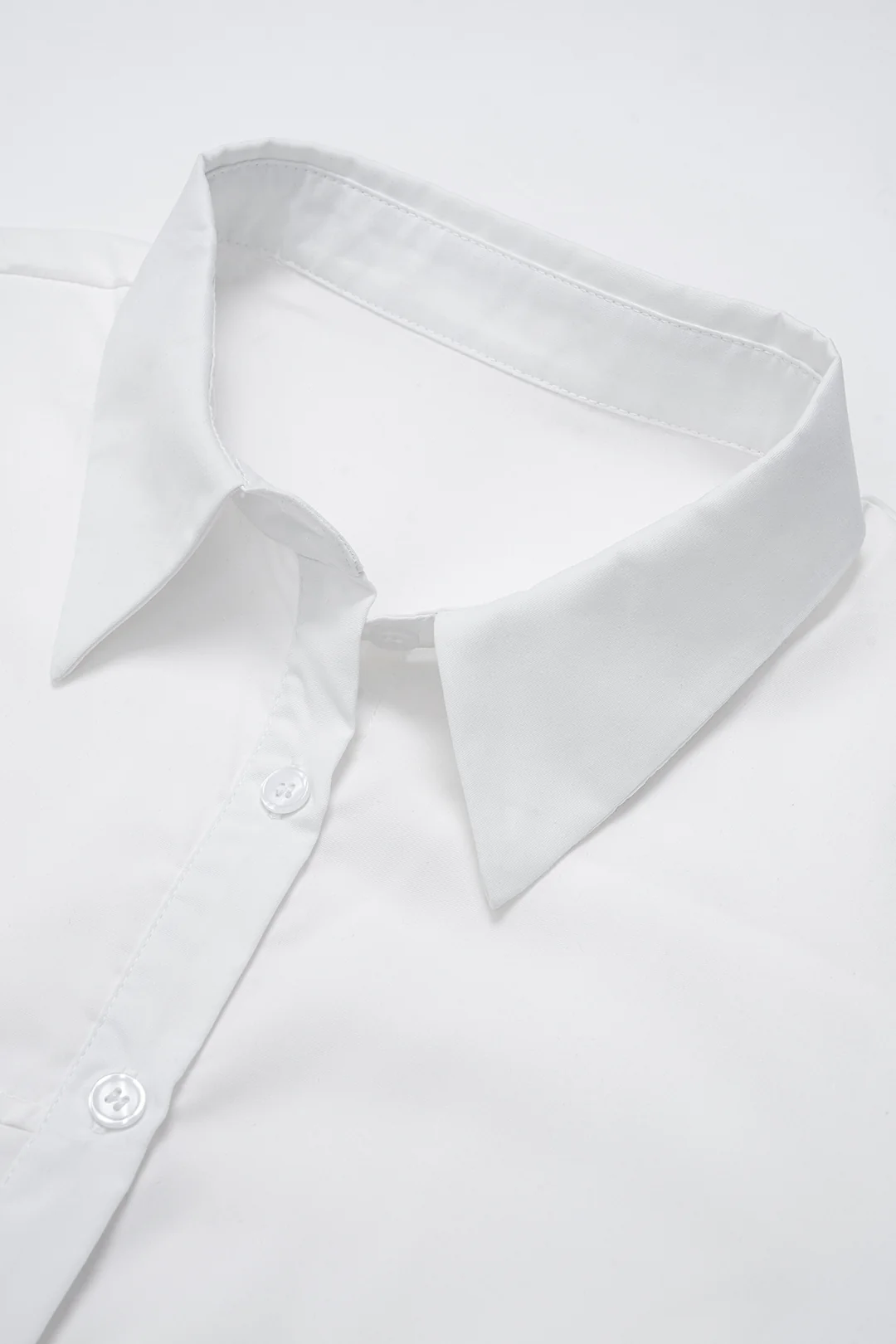 Solid Asymmetrical Long-Sleeve Shirt - Image 3