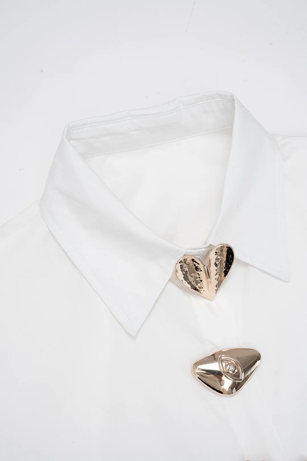 Metallic Decor Long-Sleeve Shirt - Image 3