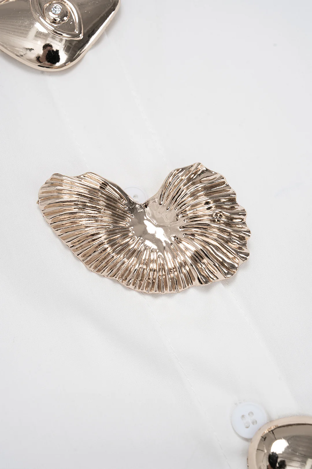 Metallic Decor Long-Sleeve Shirt - Image 4
