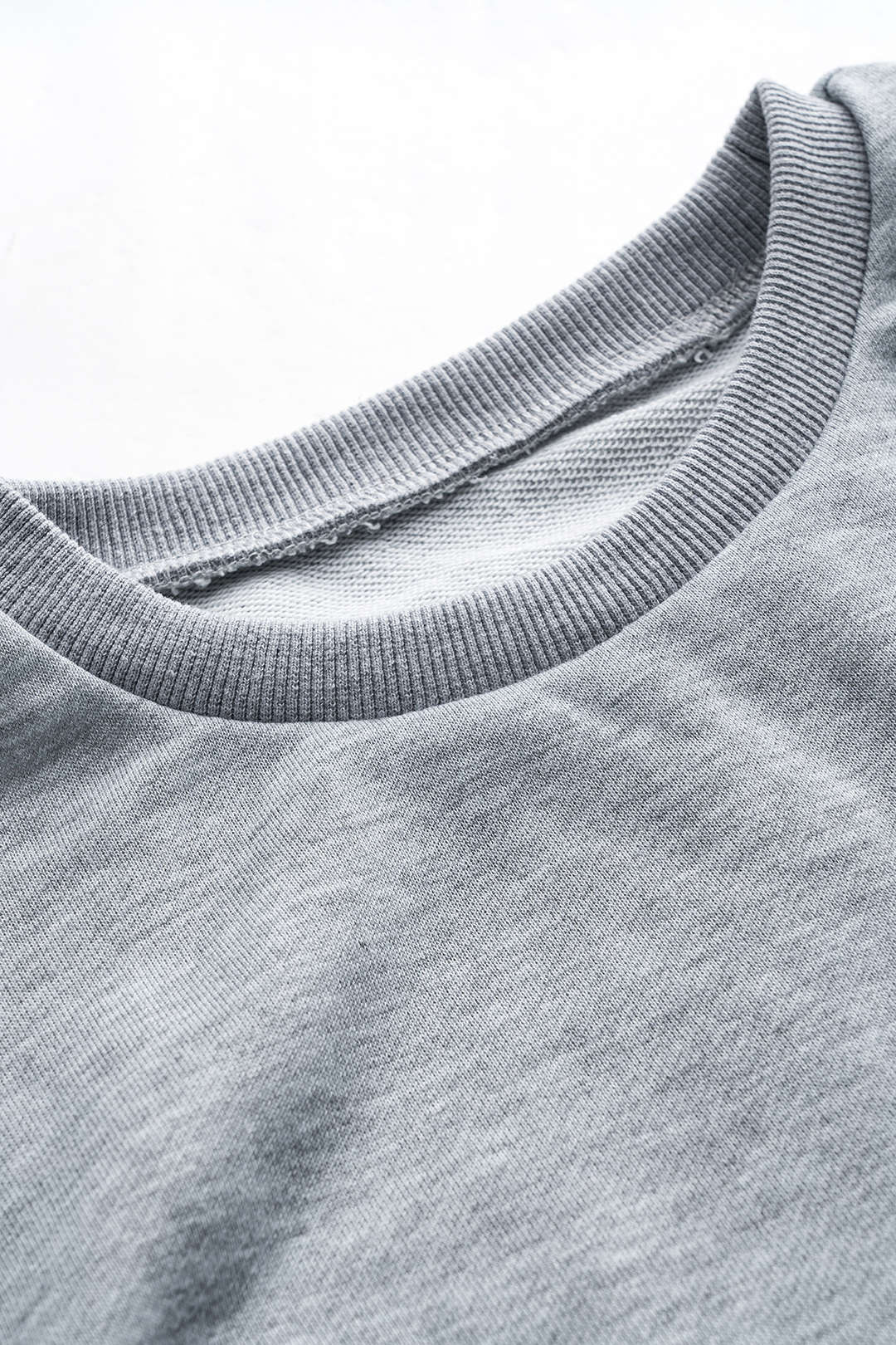 Round Neck Belted Long Sleeve Sweatshirt - Image 10
