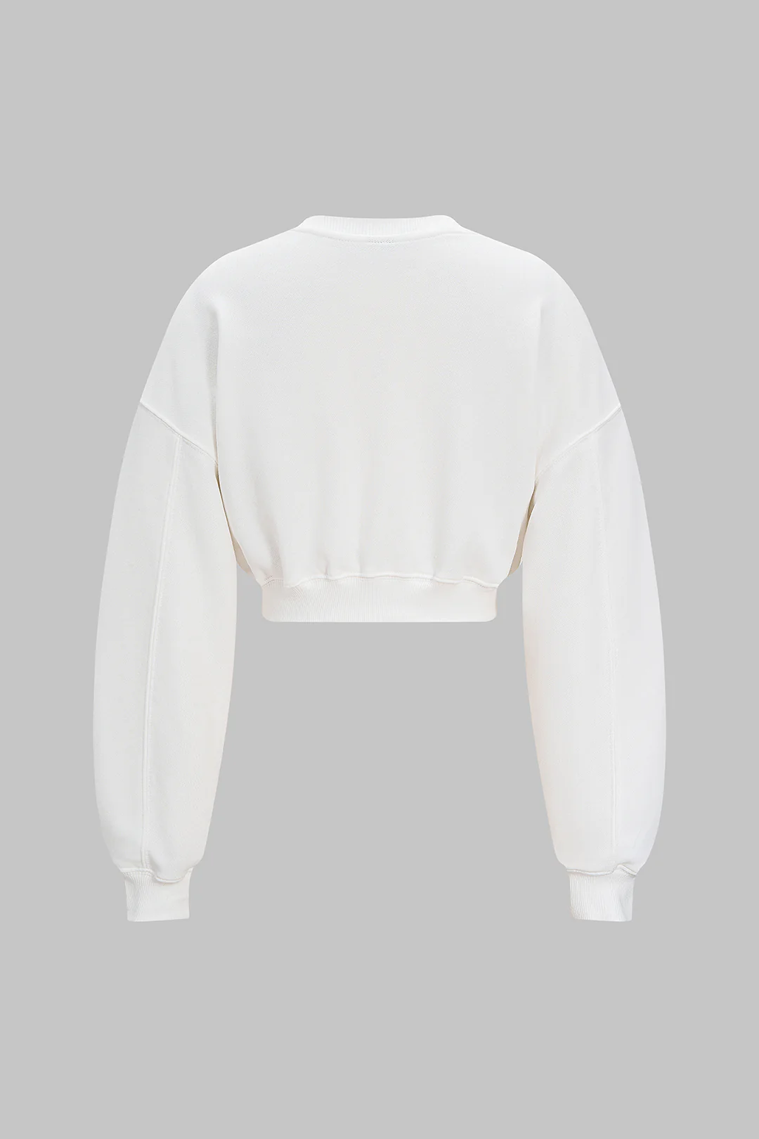 Letter Print Round Neck Long Sleeve Sweatshirt - Image 2