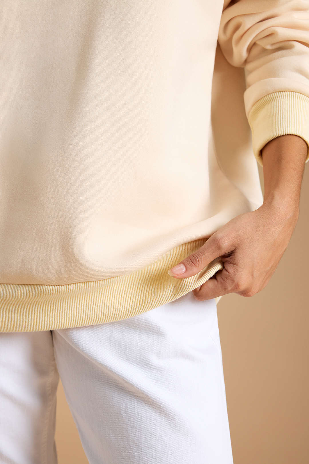 Zipper Long Sleeve Sweatshirt - Image 4