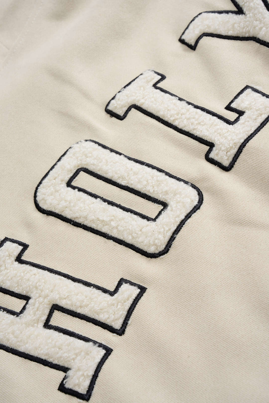 Letter Print Embroidery Hoodie - Image 3