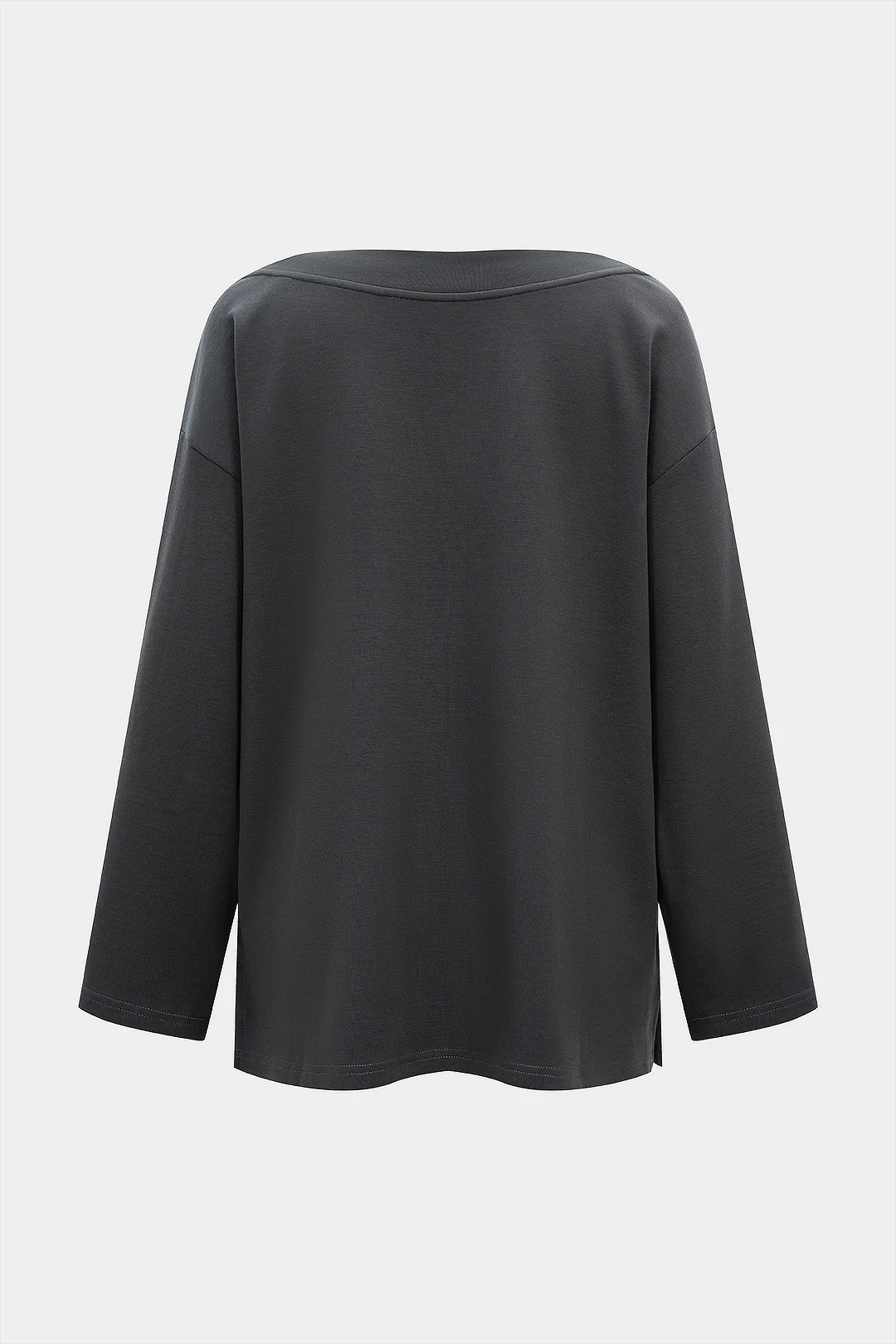 Knit Round Neck Long-Sleeve Top - Image 6
