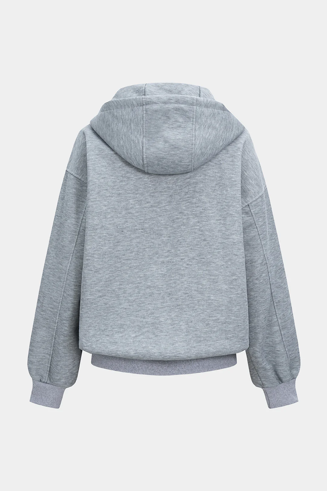 Zipper Long-Sleeve Hoodie - Image 2