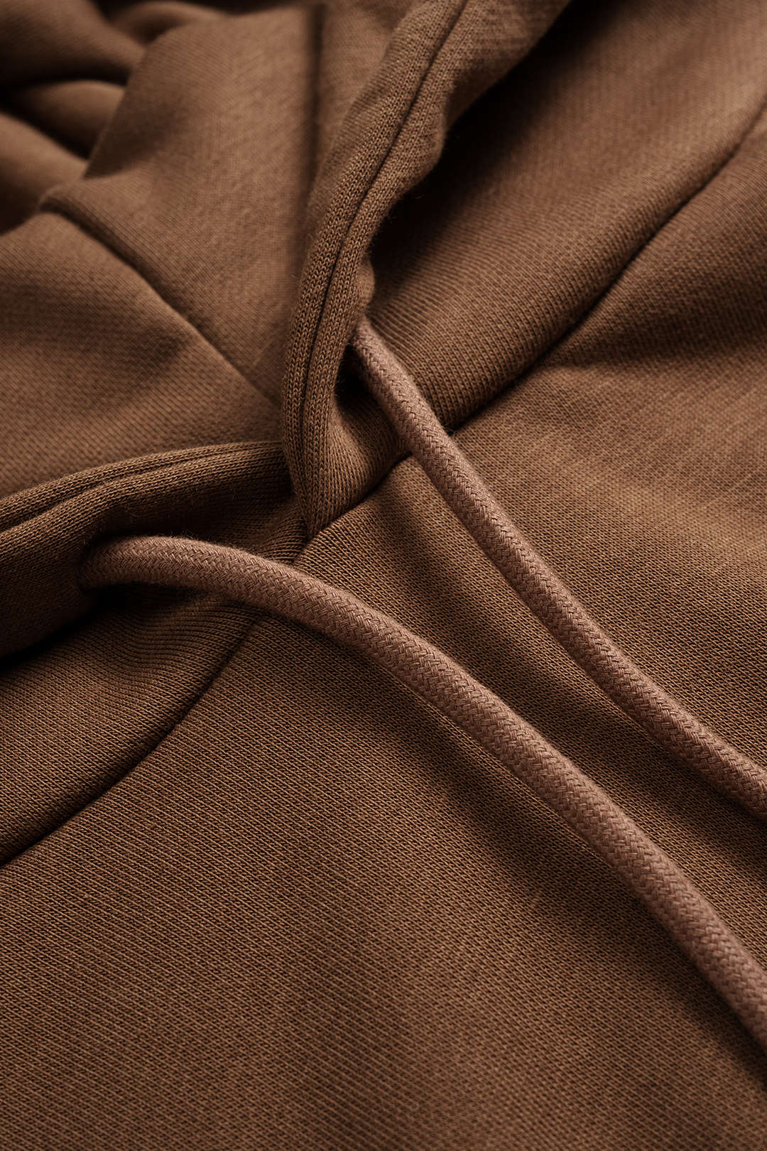 Solid Drawstring Hoodie - Image 3
