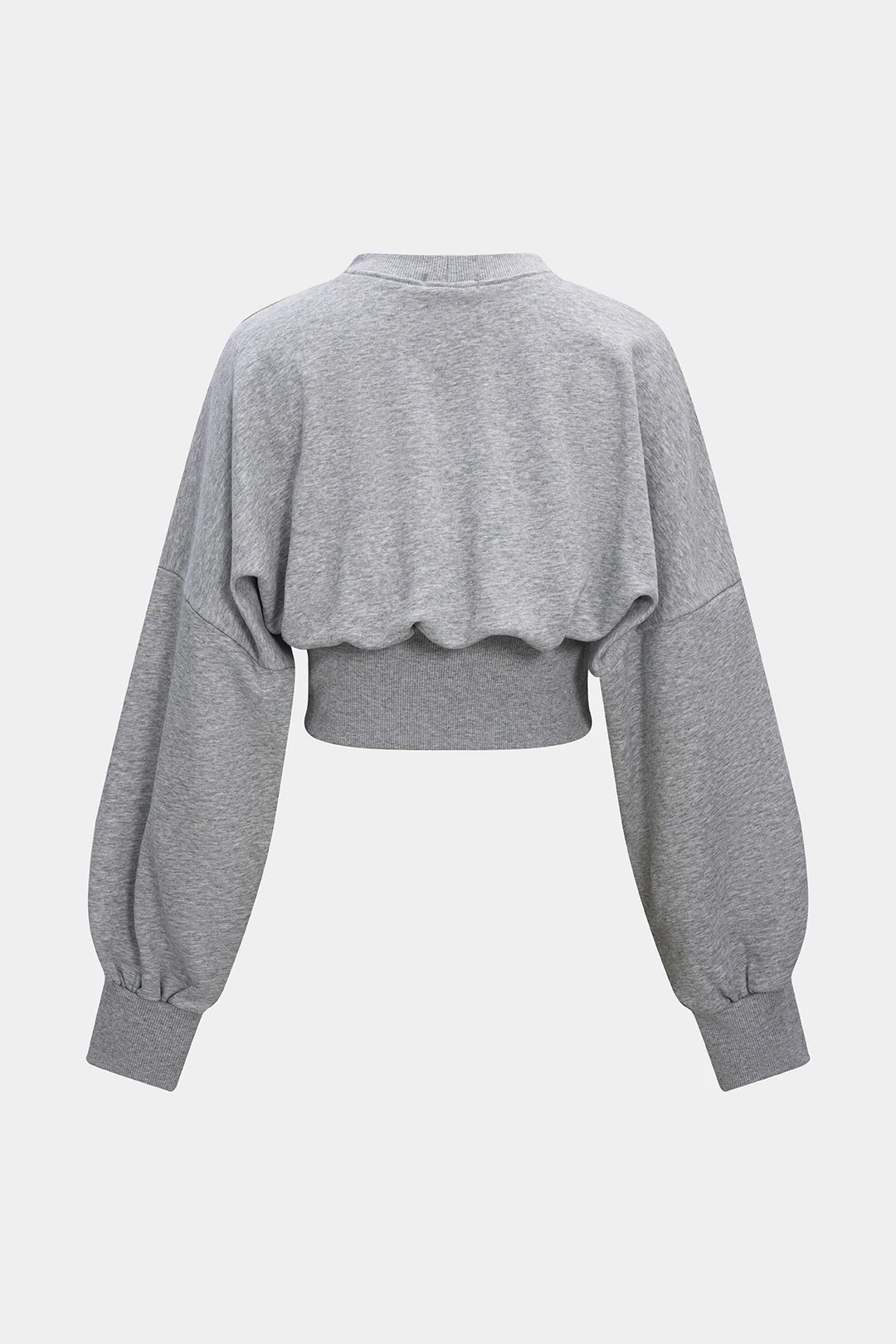 Round Neck Lantern Sleeve Sweatshirt - Image 2