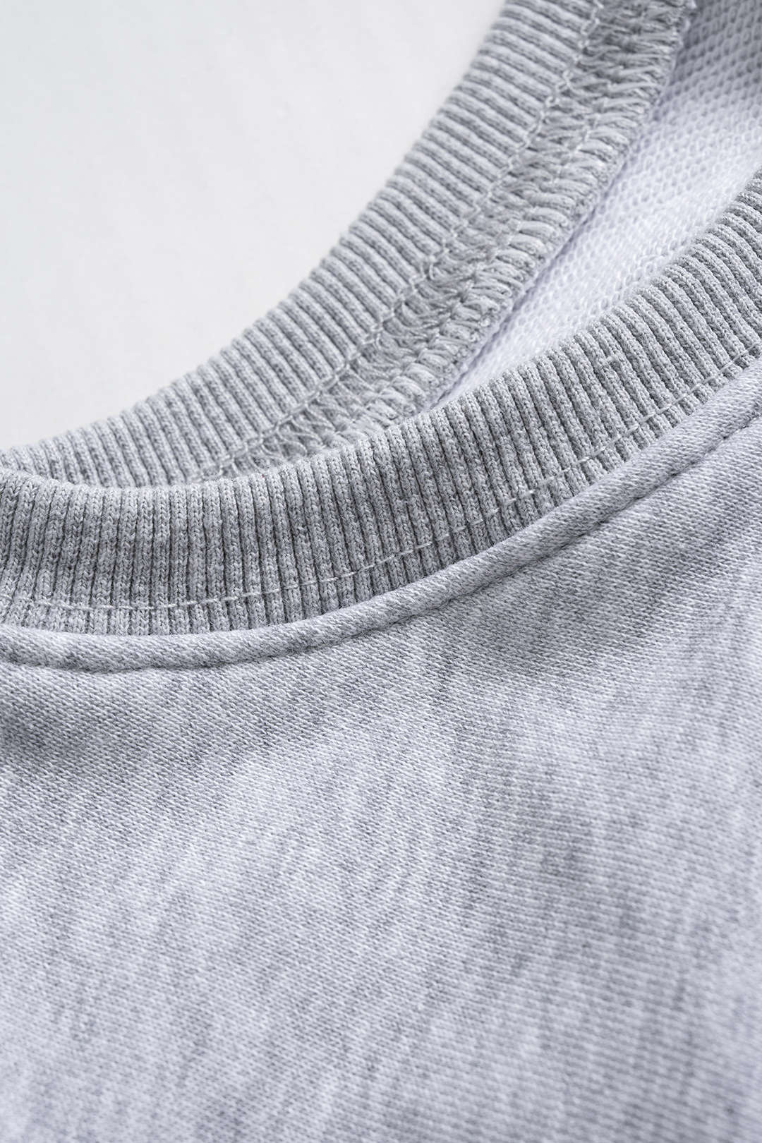 Solid Round Neck Crossed Sweatshirt - Image 5