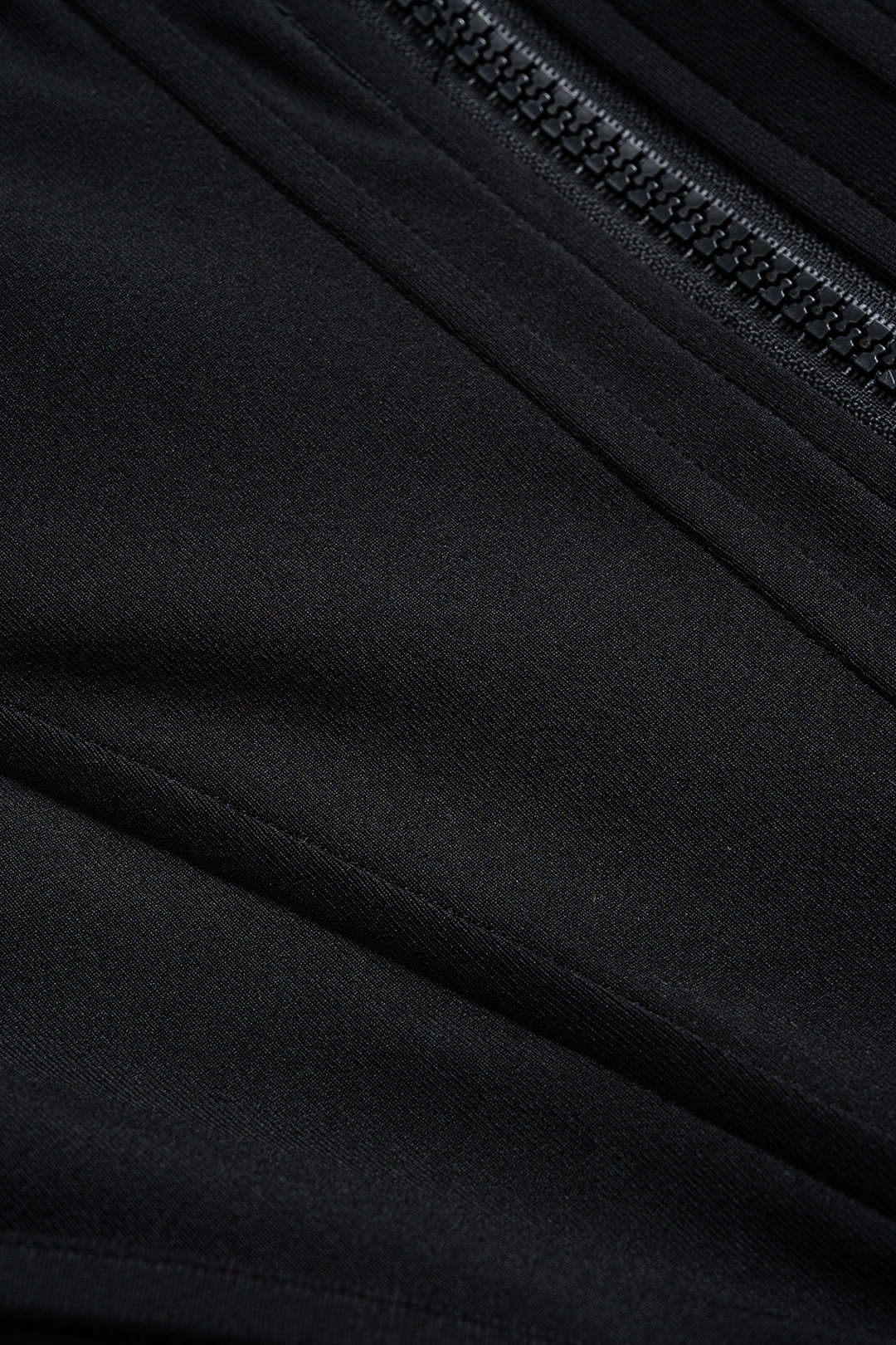 Zipper Drawstring Corset Hoodie - Image 6