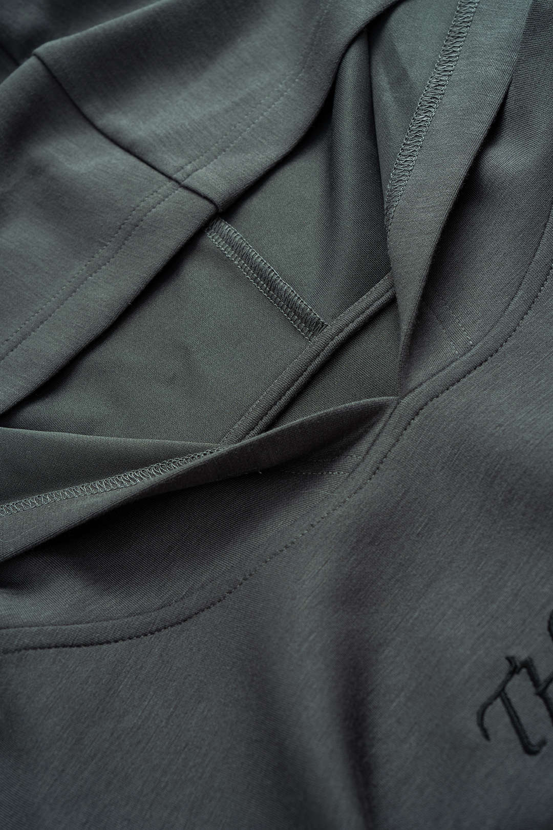 Letter Embroidery Long-Sleeve Hoodie - Image 11