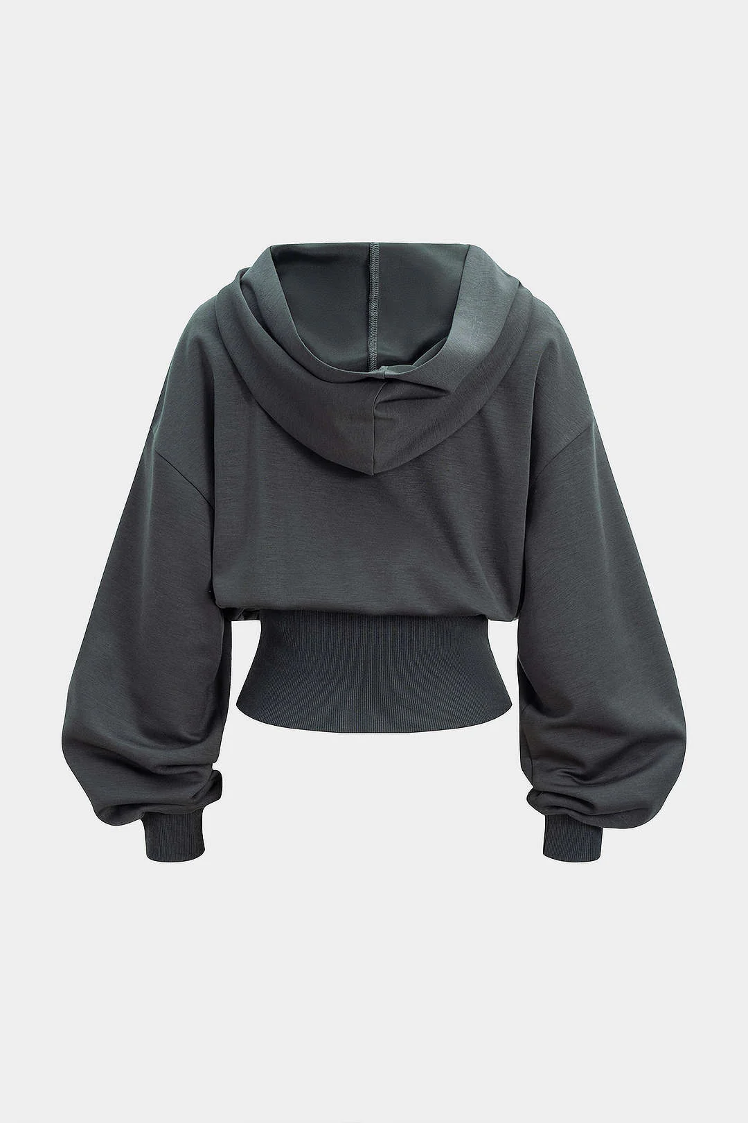 Letter Embroidery Long-Sleeve Hoodie - Image 8