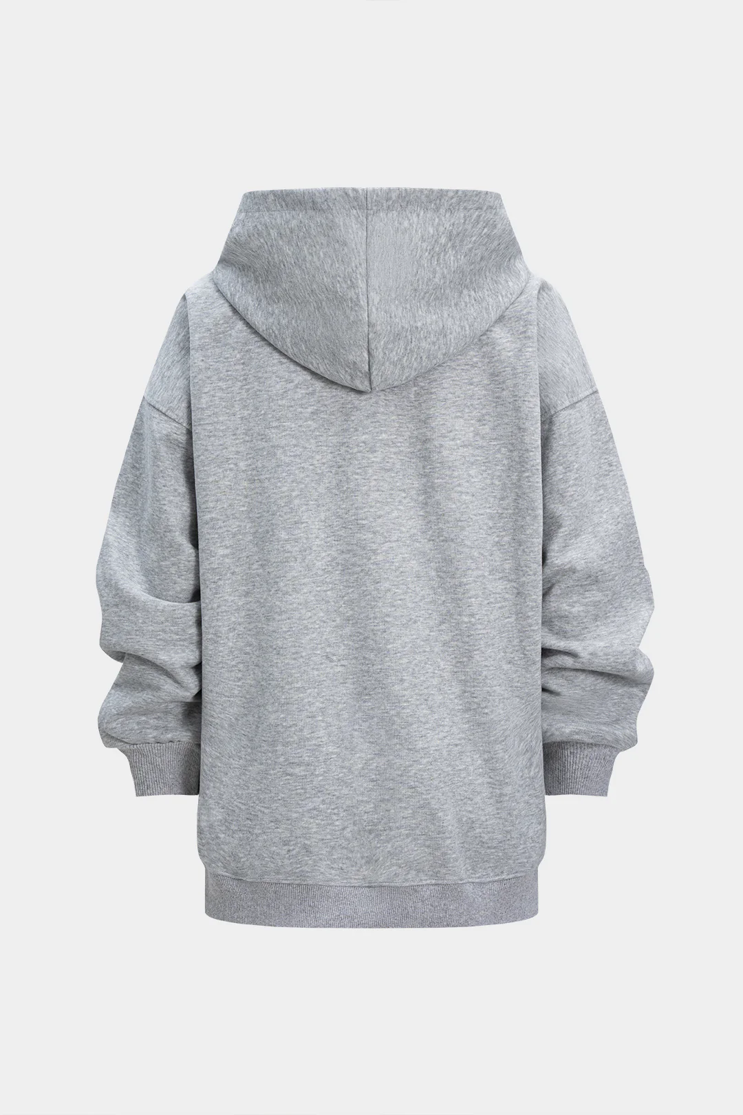 Letter Embroidery Patchwork Pocket Hoodie - Image 2