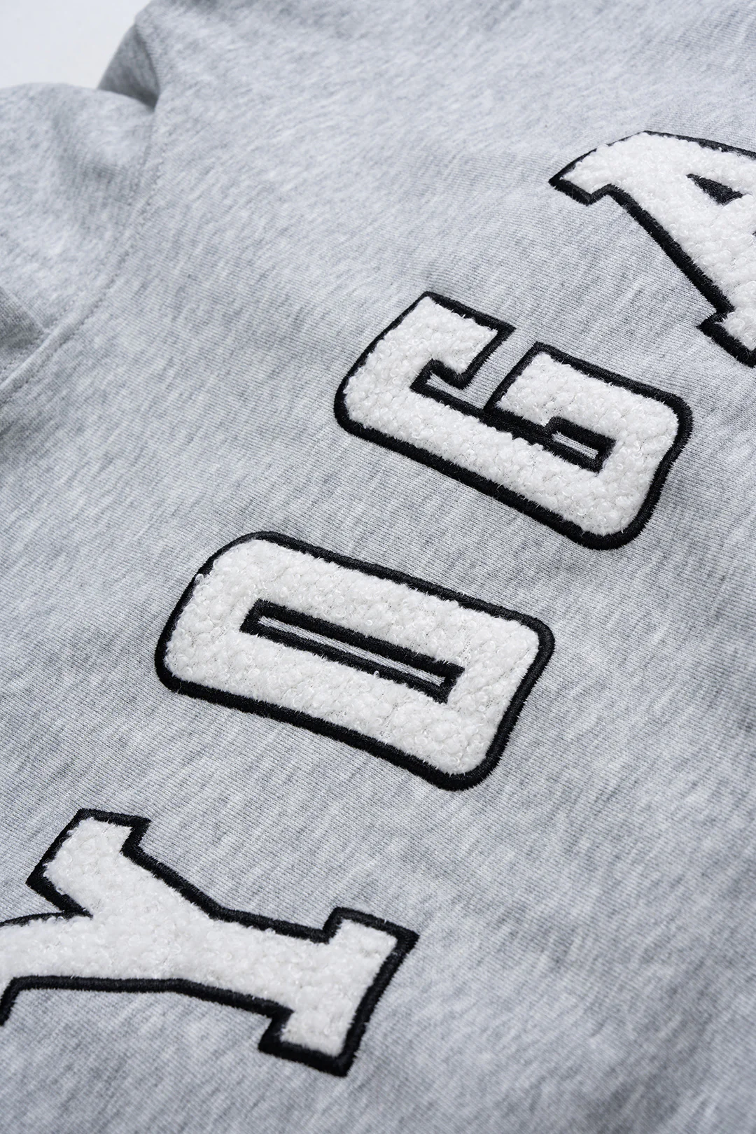 Letter Embroidery Patchwork Pocket Hoodie - Image 4