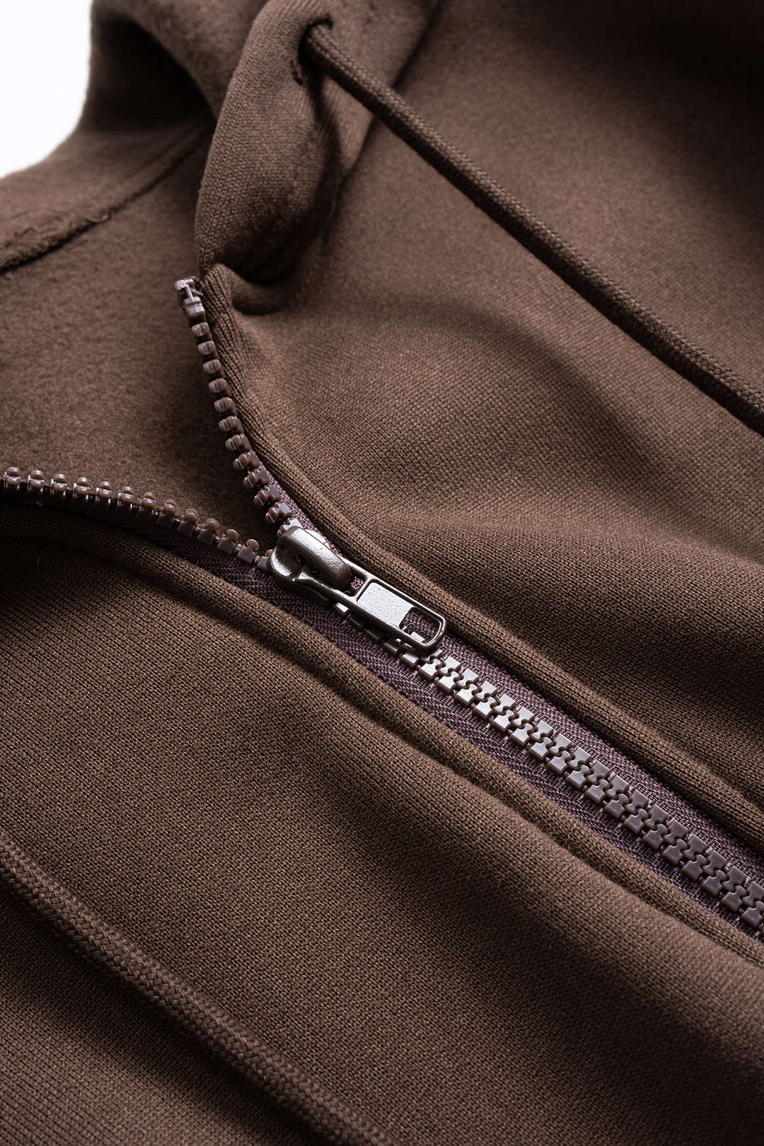 Drawstring Patchwork Hooded Sweatshirt - Image 4
