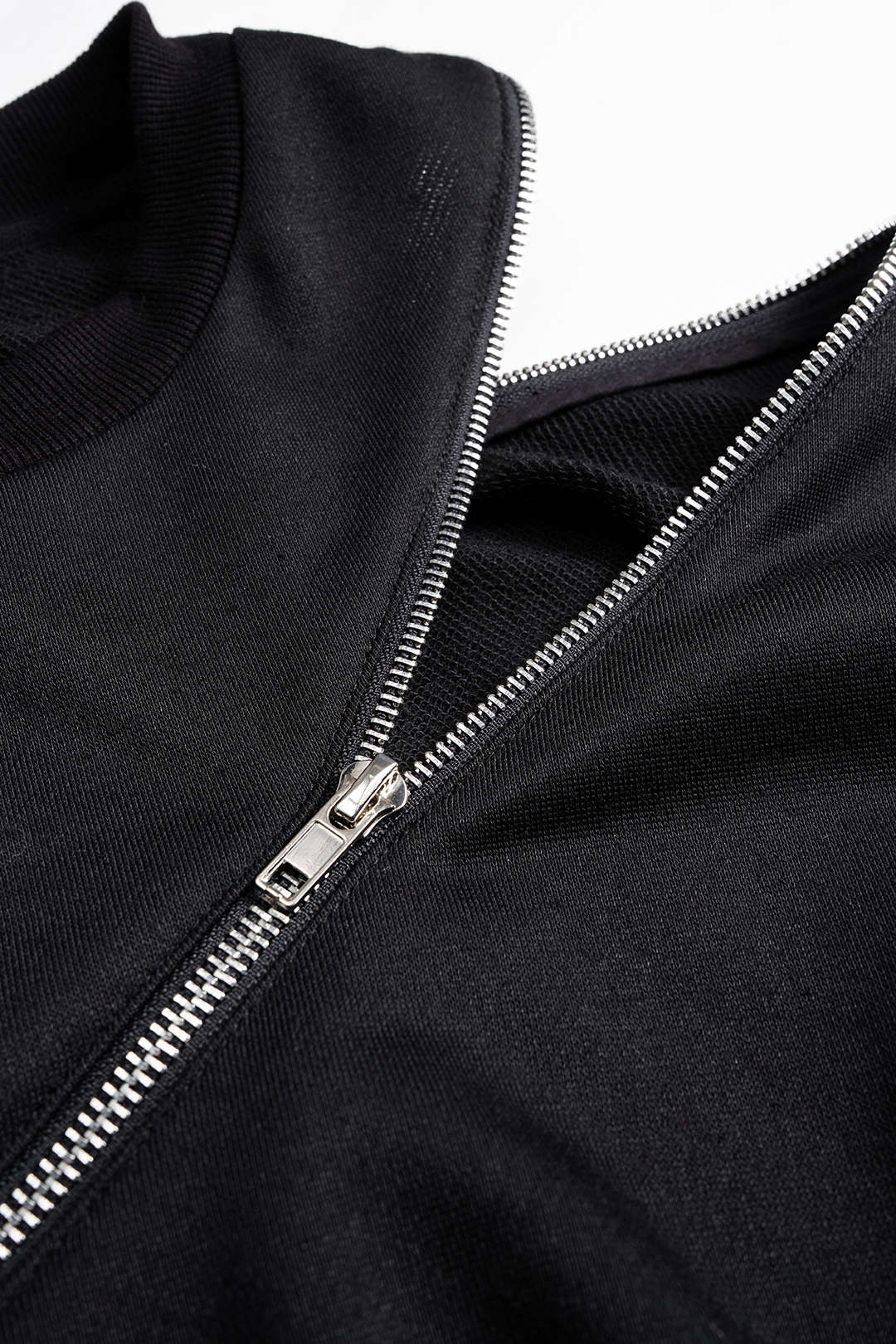 Plus Size Zipper Detail Long Sleeve Sweatshirt - Image 3