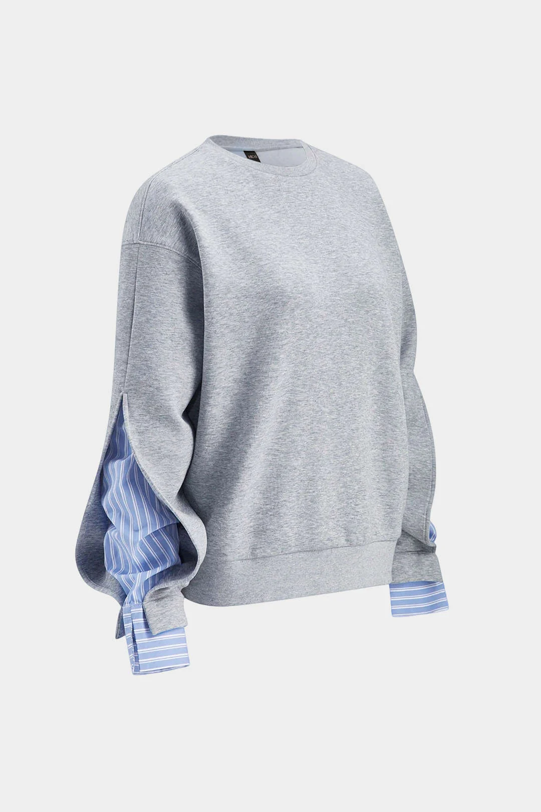 Patchwork Round Neck Sweatshirt