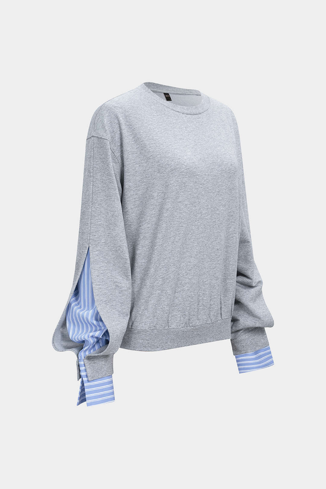 Patchwork Round Neck Sweatshirt - Image 2