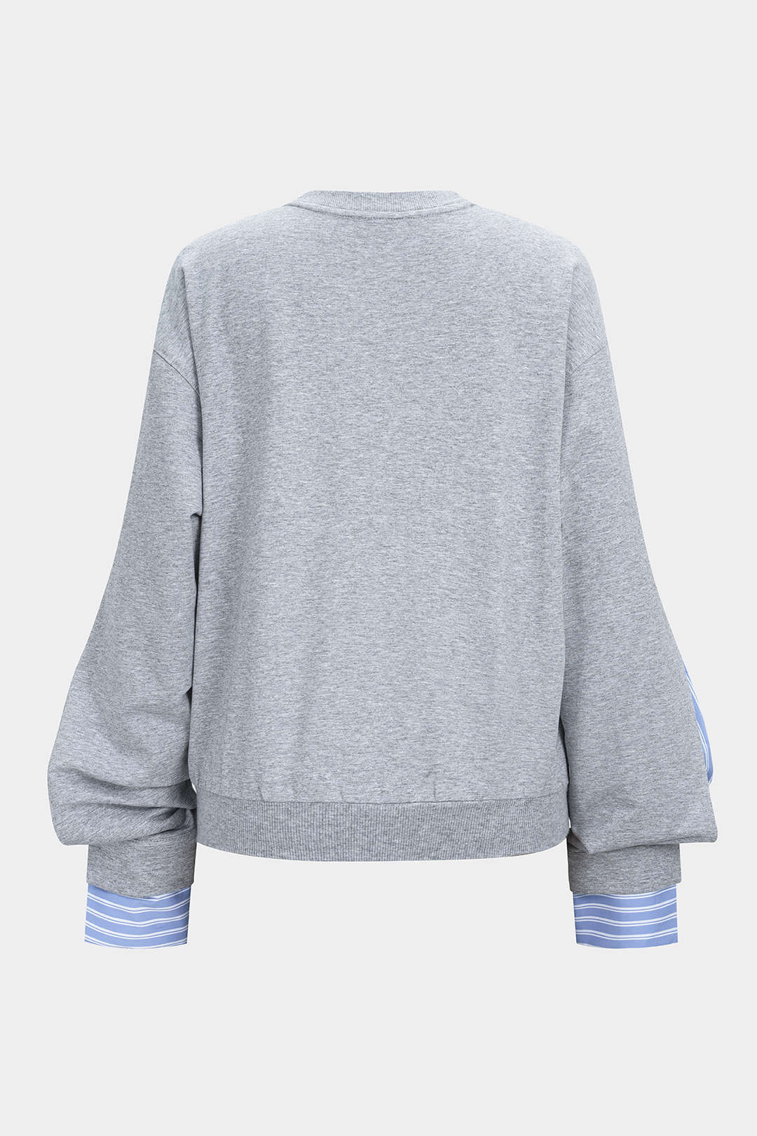 Patchwork Round Neck Sweatshirt - Image 4