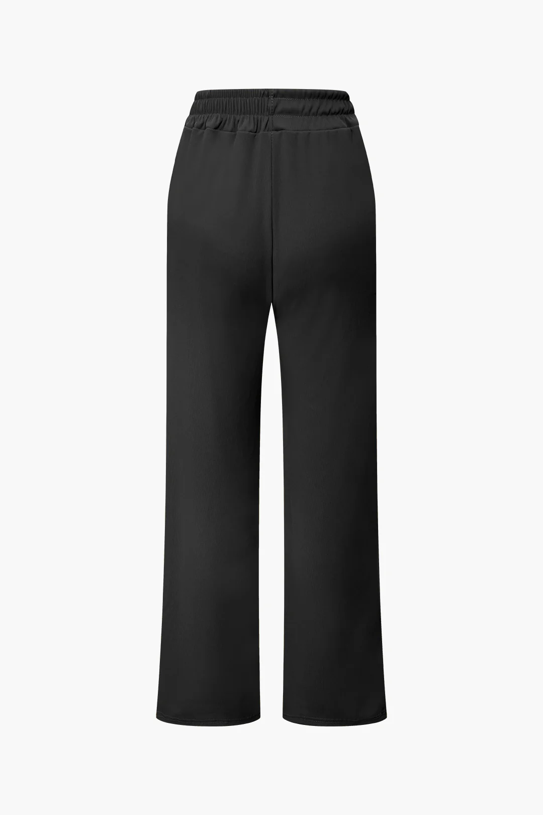 Off Shoulder Ruched Asymmetric Top And Straight Leg Pants Set - Image 13