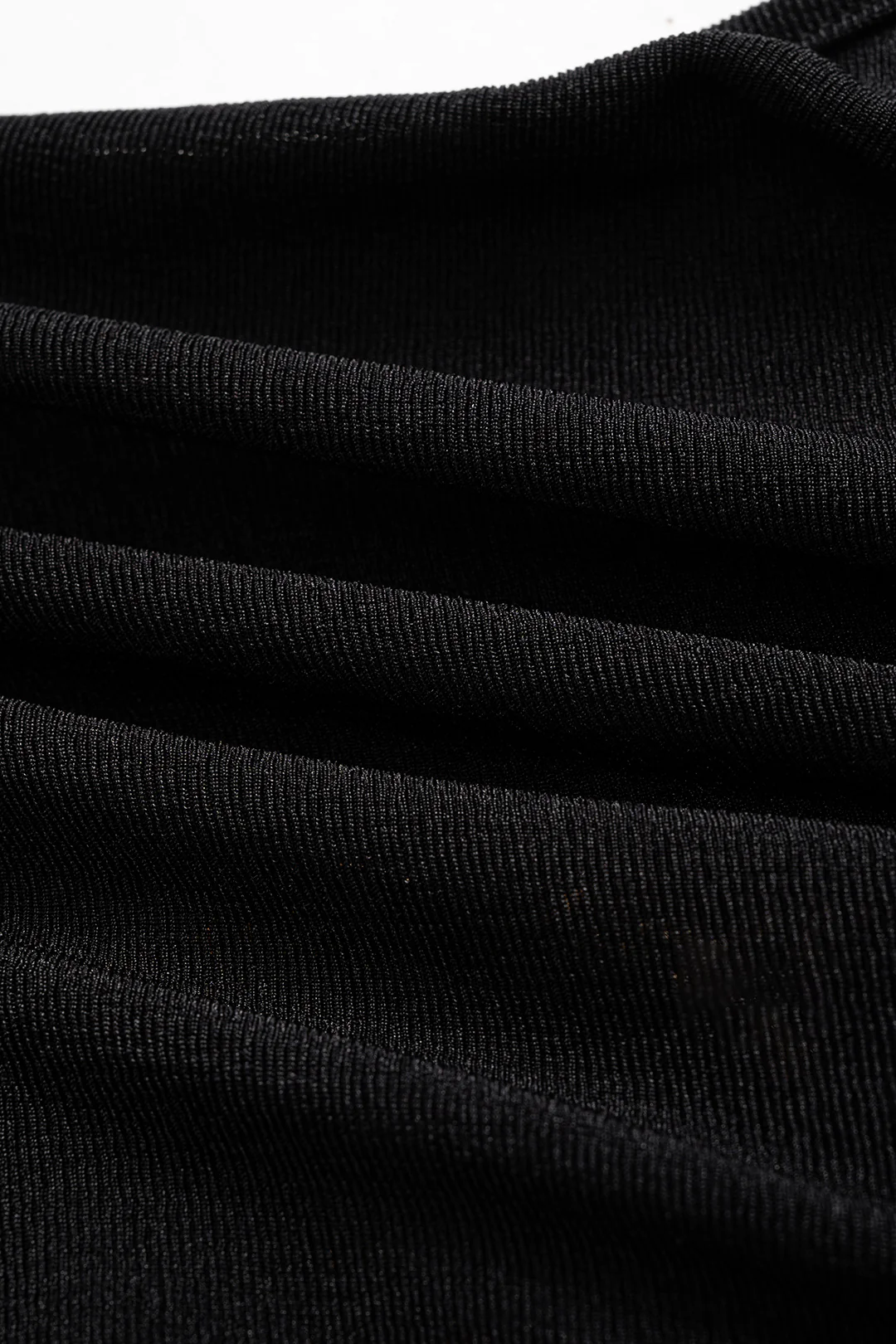 Draped Cowl Neck Ruched Long-Sleeve Top - Image 4