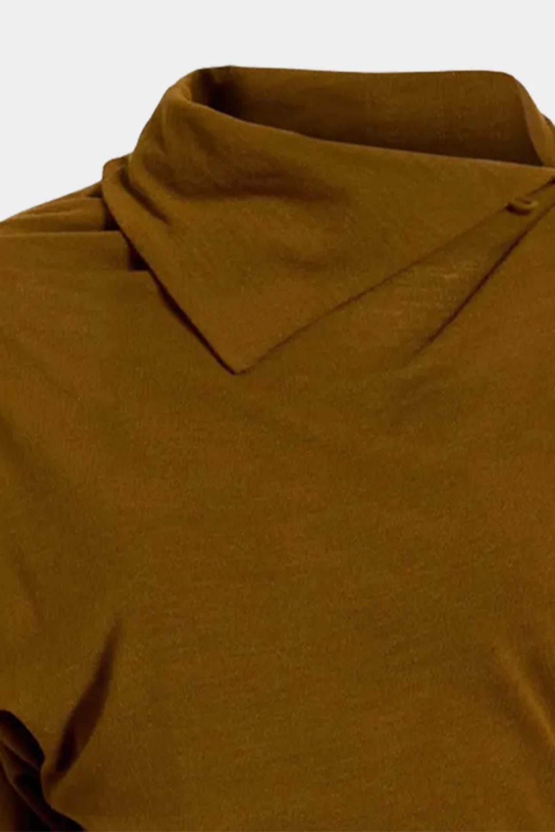 Asymmetrical Ruched Long-Sleeve Top - Image 2