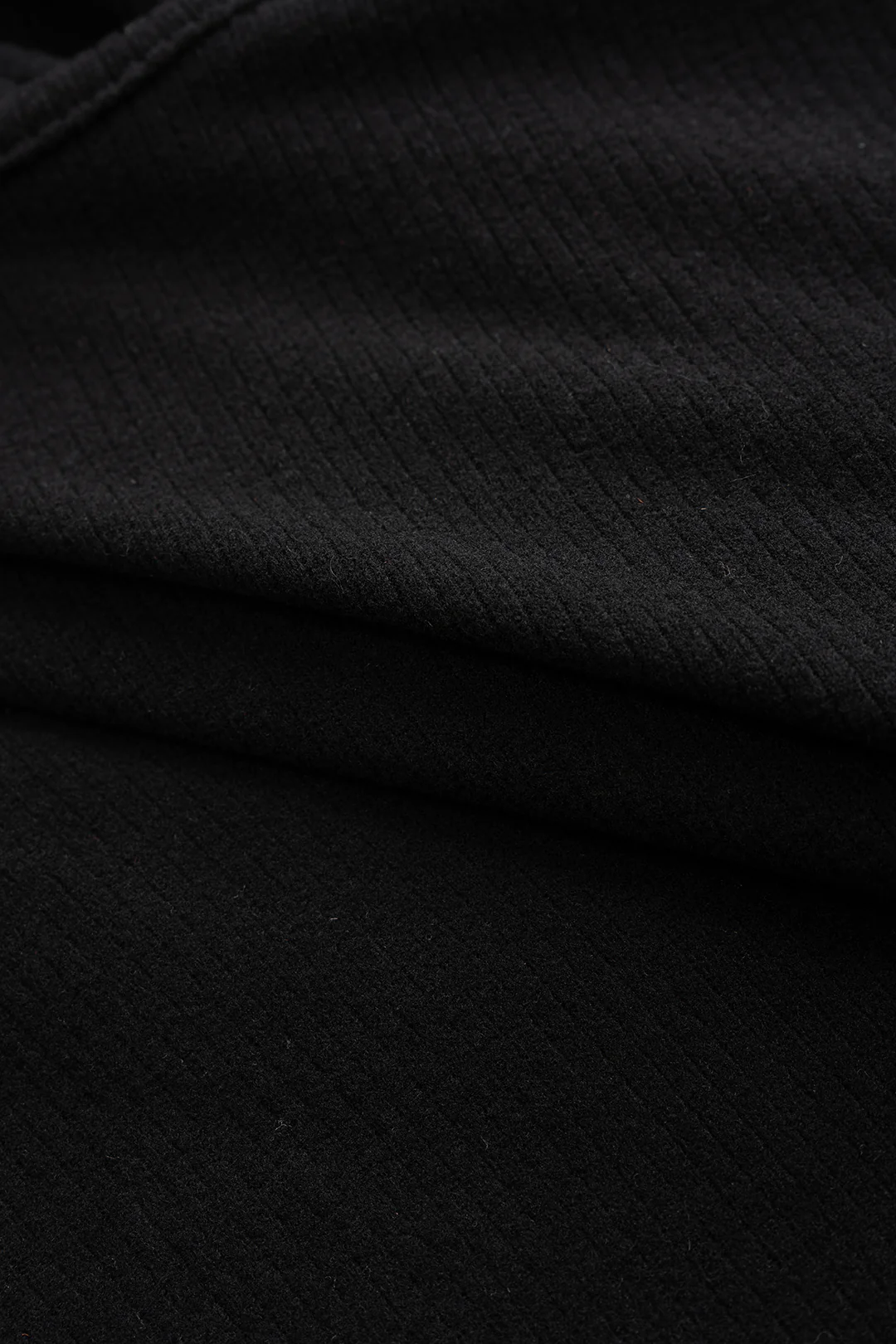 Contrast Scallop Edge Tie-Up Long-Sleeve Top - Image 4