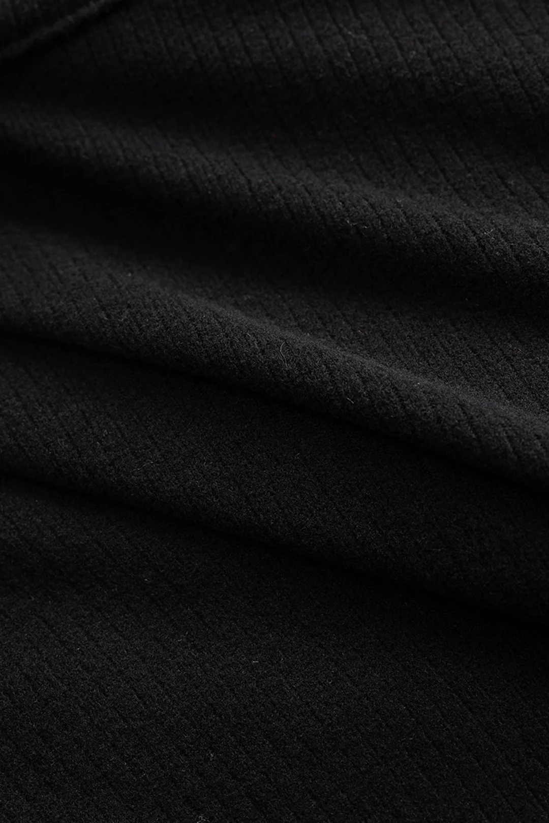 Contrast Scallop Edge Tie-Up Long-Sleeve Top - Image 5