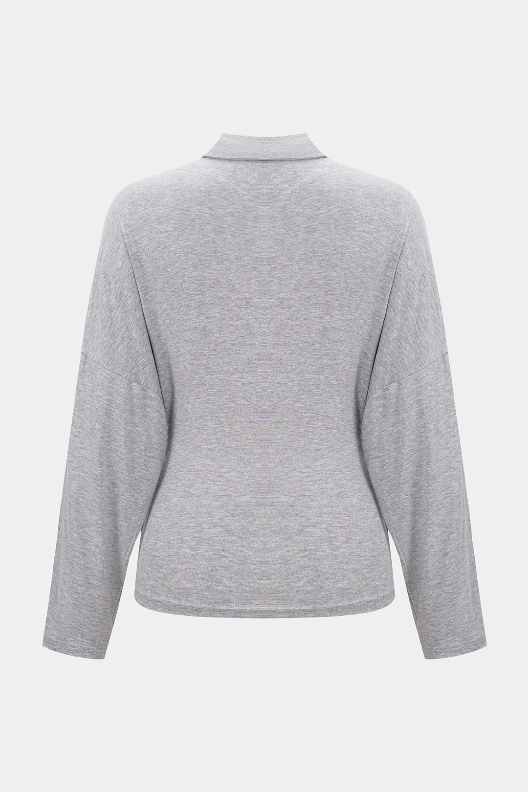 Solid Button Long-Sleeve Top - Image 3