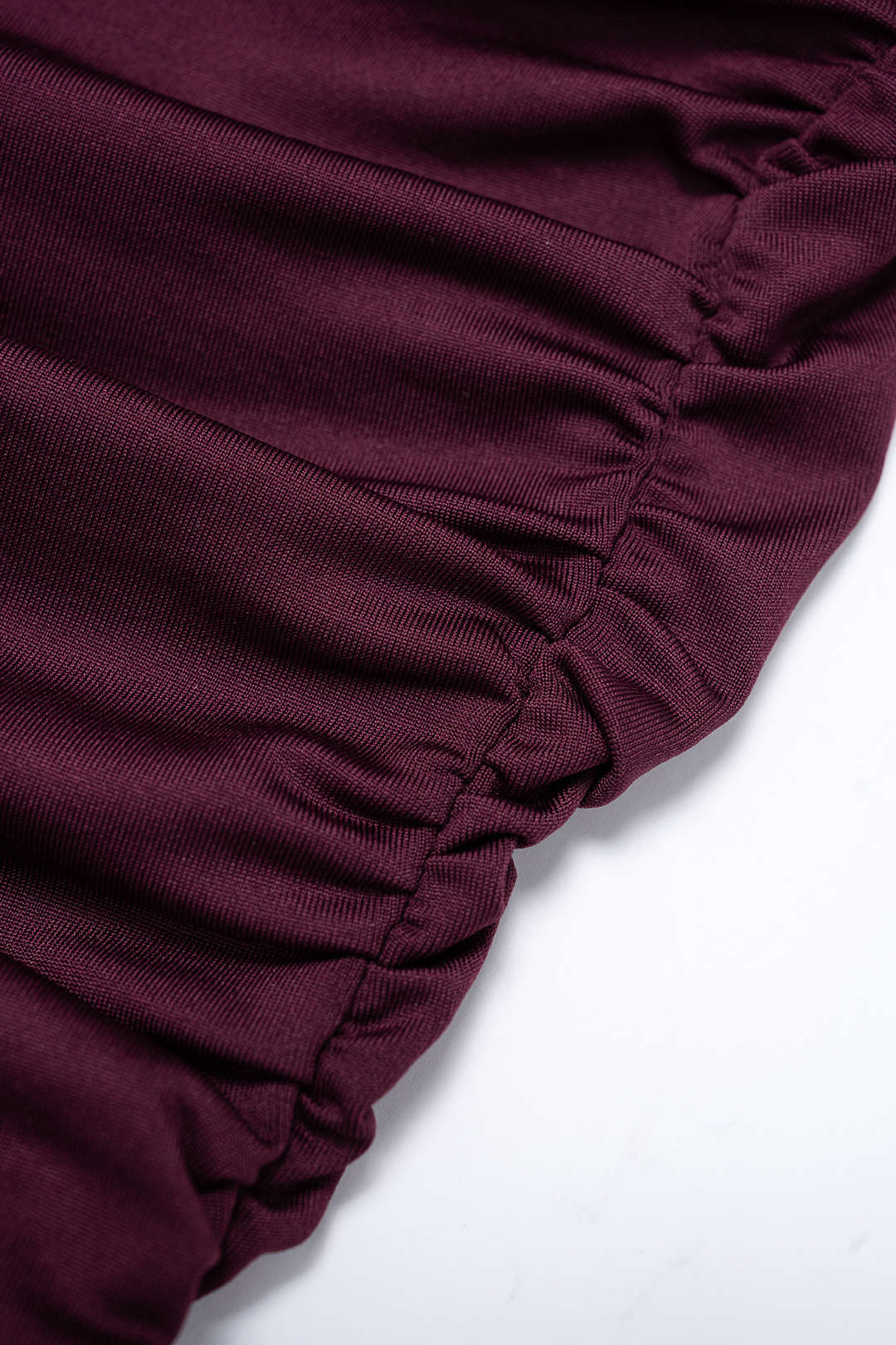 Ruched Mesh Long-Sleeve Top - Image 3