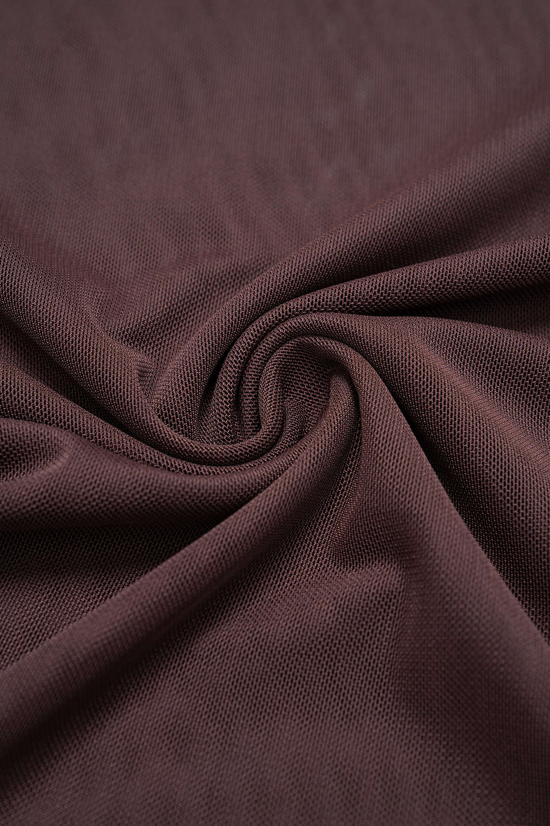 Mesh Patchwork Chiffon Mock Neck Long-Sleeve Top - Image 3