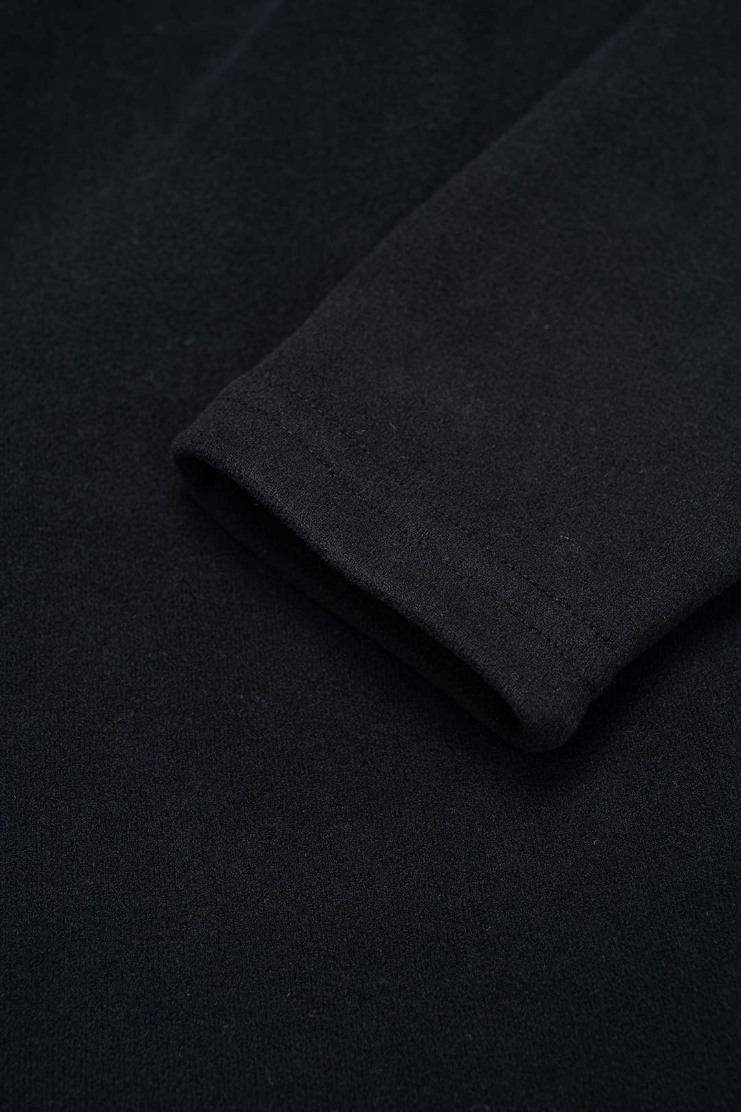 Round Neck Asymmetrical Long-Sleeve Top - Image 4