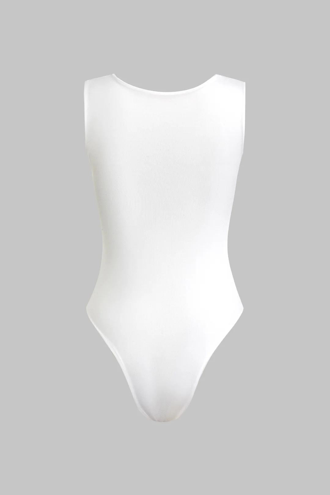 Solid Basic Square Neck Bodysuit - Image 3