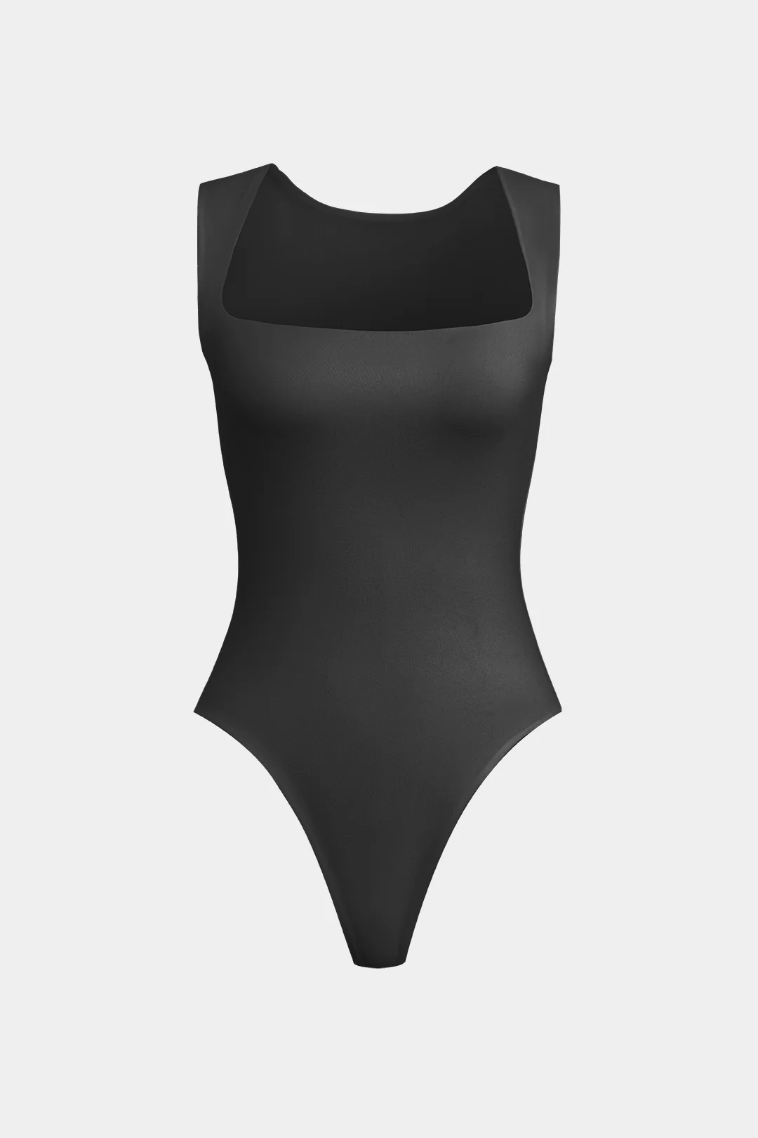 Solid Basic Square Neck Bodysuit - Image 5