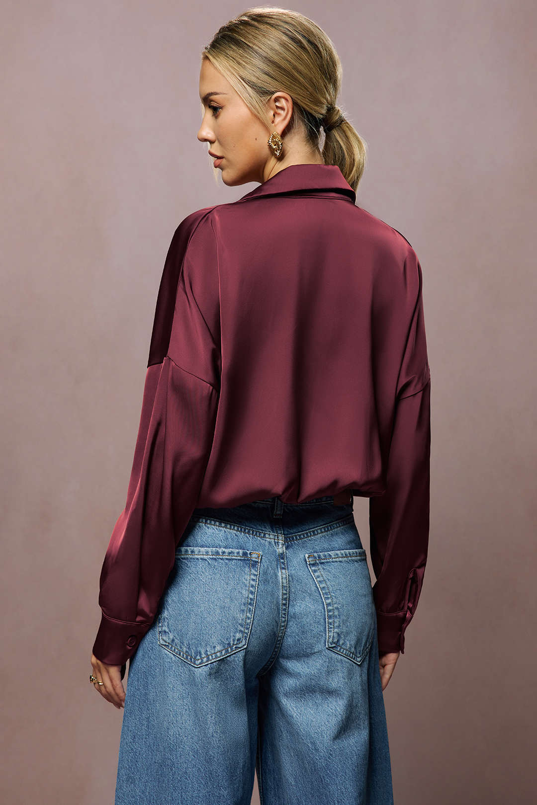 Patchwork Satin Bodysuit - Image 11