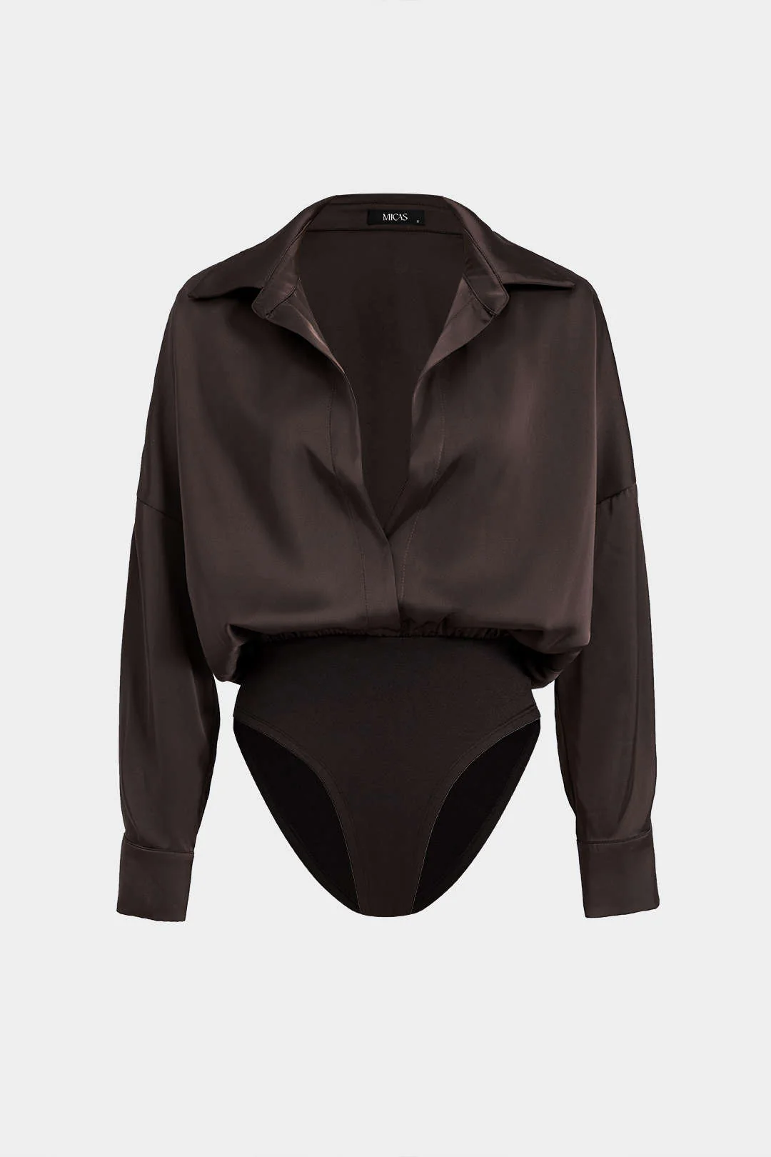 Patchwork Satin Bodysuit - Image 14
