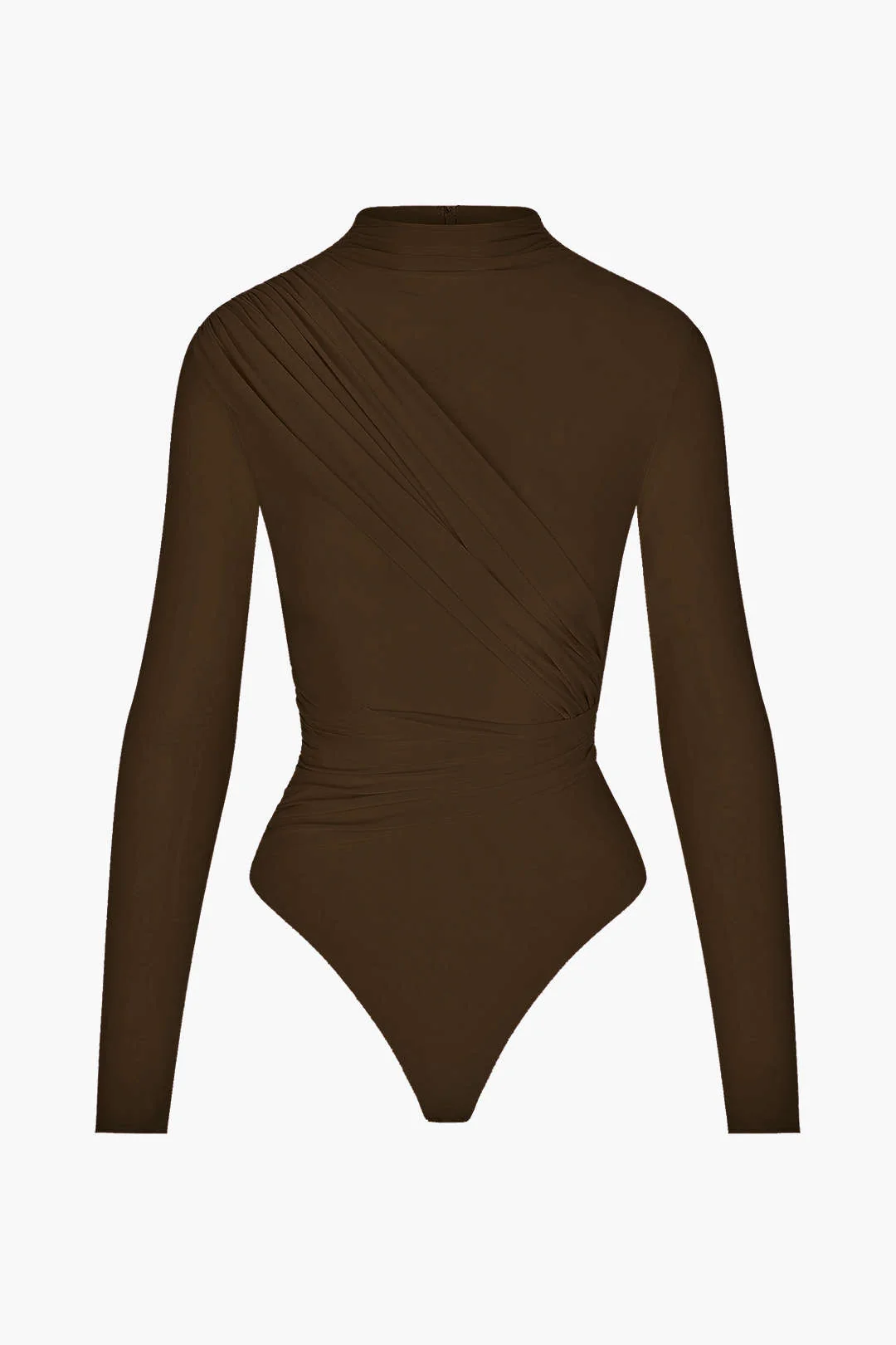 Ruched Long Sleeve Bodysuit - Image 5