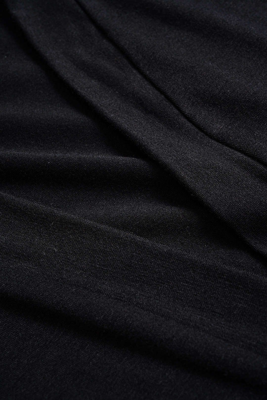 Faux Leather Crossed V-Neck Long Sleeve Bodysuit - Image 4
