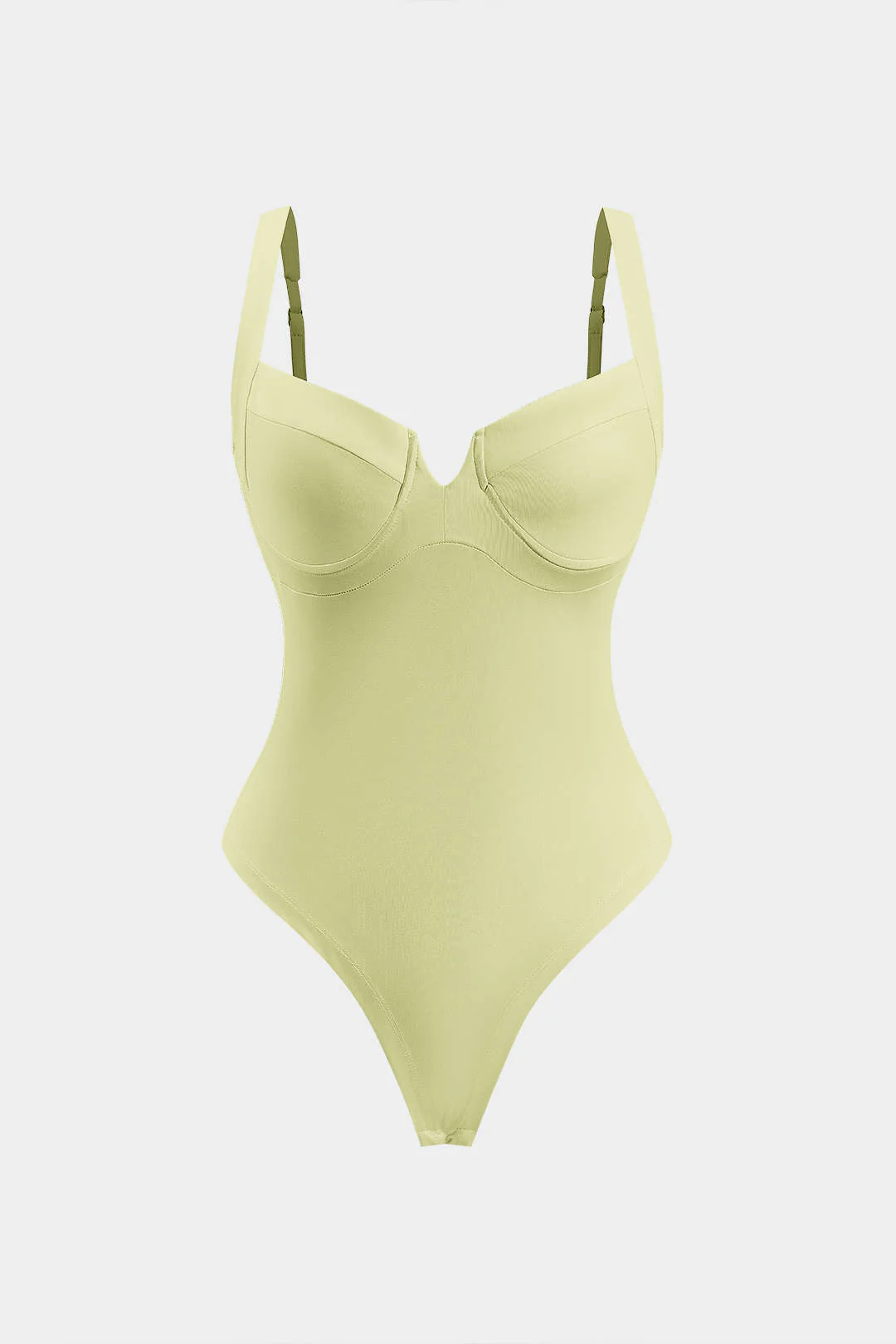 Solid Bustier Sleeveless Bodysuit - Image 13