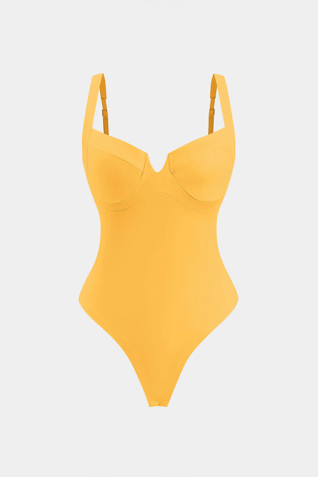 Solid Bustier Sleeveless Bodysuit - Image 9