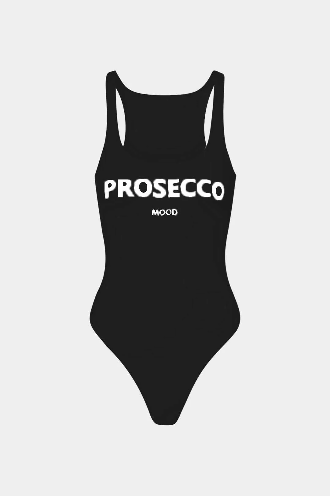Letter Print Sleeveless Slip Bodysuit - Image 8